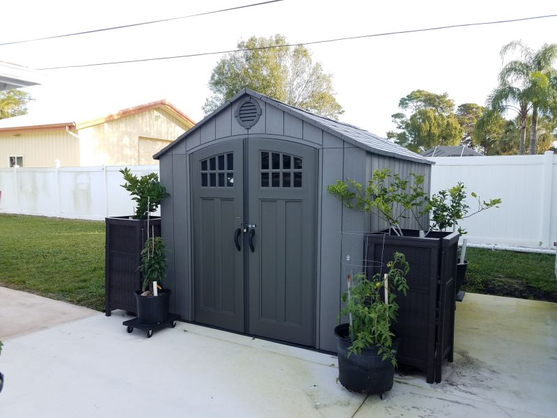 Shed Cement Installation